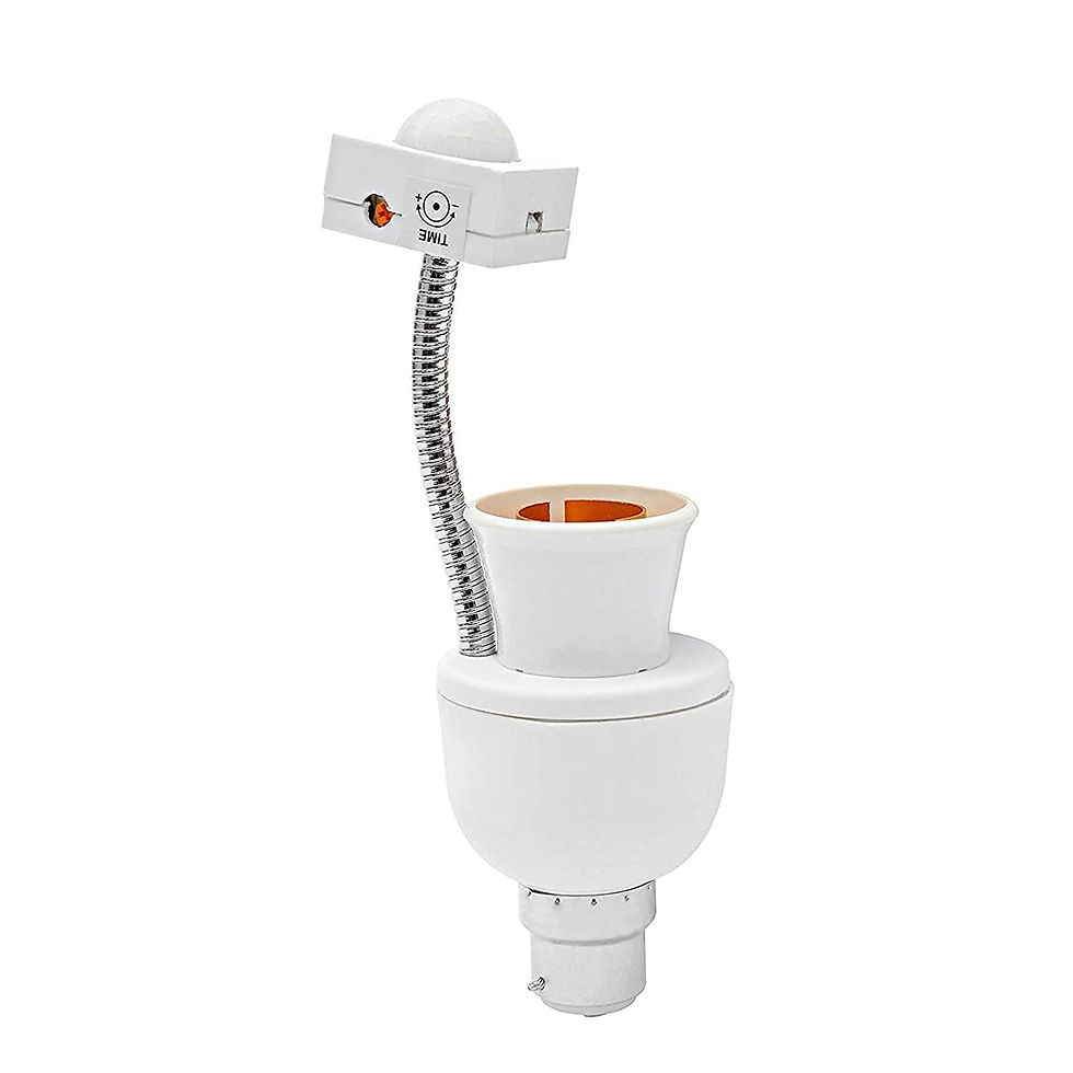 Thumbnail: Auto-ON Light Fixture (0.3 Watts) (Convert any Bulb to Automatic) (Electricity 