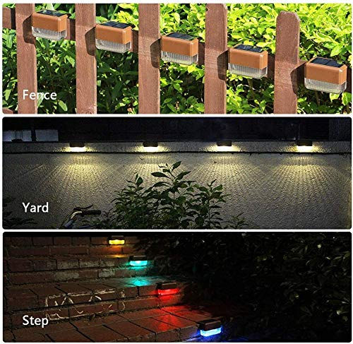 Thumbnail: Solar Light for Home Outdoor LED Decoration Waterproof Fence Lamp for Patio Ter