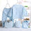 Thumbnail: HIKIPO Baby's Cotton Summer Wear Clothes Sets (HP-SM-1_Clear, Blue_0-6 Months)