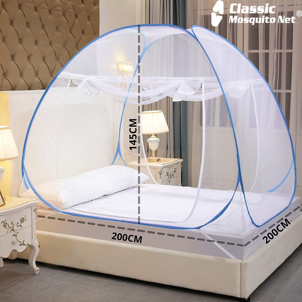 Thumbnail:  Mosquito Net, Polyester, Foldable for Double Bed, Strong 30GSM, PVC Coated Ste