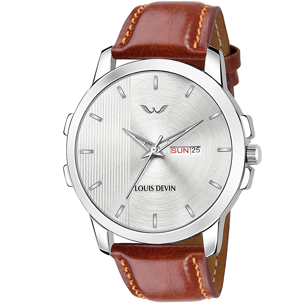 Thumbnail:   Analogue Men's Watch (Brown Colored Strap)