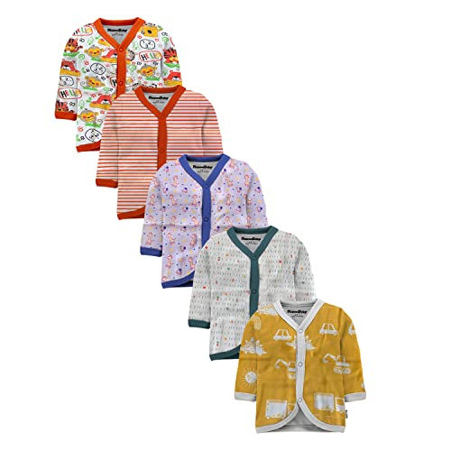 Thumbnail: NammaBaby Baby Boys' & Baby Girls' T-Shirt - Assorted Multipack (0-3 Months)