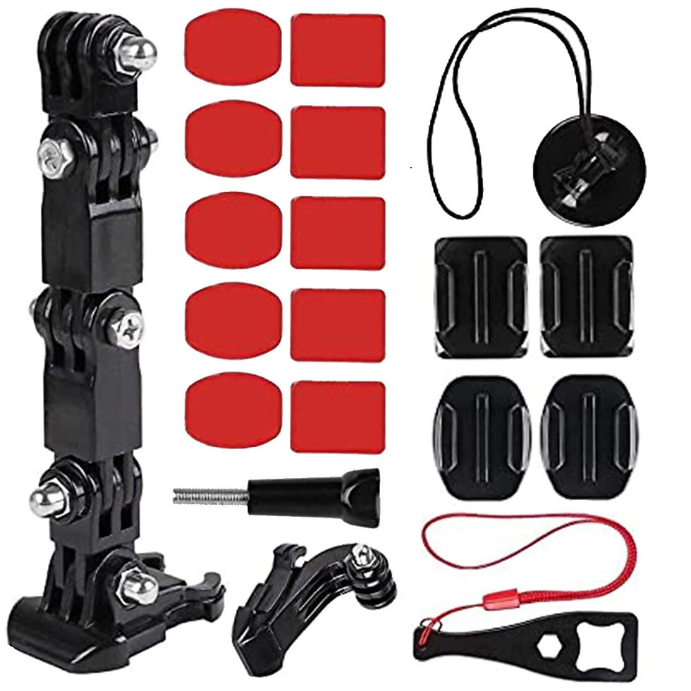 Thumbnail:  Helmet Chin Strap Mount with Mobile Clip & Screw Compatible with All Smart Pho