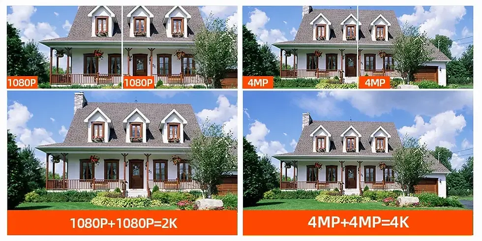 Thumbnail: V380 Pro 4G Sim Card Indoor Camera Dual Lens 4MP PTZ Baby Monitor Two Way Audio