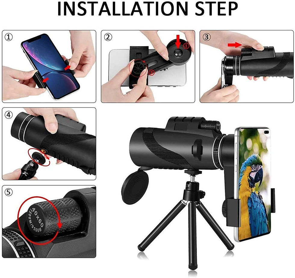 Thumbnail: Monocular Astronomical Telescope for Kids - Long Range View