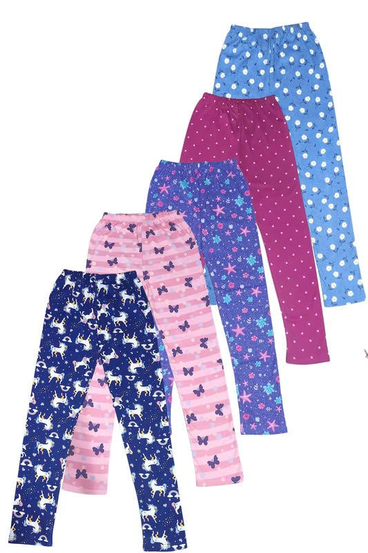TotzTouch Printed Cotton Girls Pyjama Pants/Hypoallergenic Girl Pajamas for Day