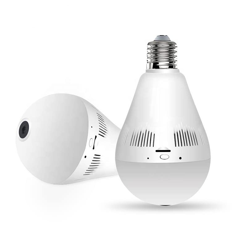 Thumbnail: 1080p Full HD Bulb Shape 2MP Full HD Pan/Tilt Wireless WiFi IP CCTV Security Ca