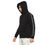 Thumbnail: Alan Jones Clothing Men's Hooded Neck Cotton Printed Tapped Hoodie (Black, Mediu