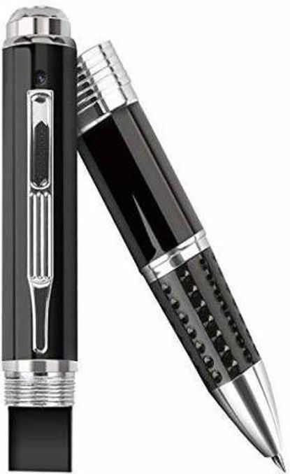 1080P HD Pen Surveillance Hidden Camera with Loop Recording/Plug Play to PC and