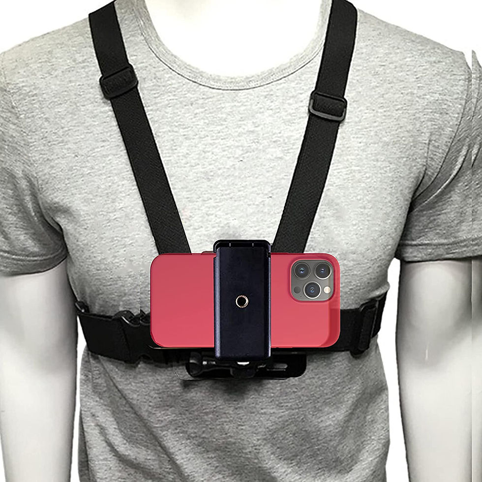 Thumbnail:  Helmet Chin Strap Mount with Mobile Clip & Screw Compatible with All Smart Pho