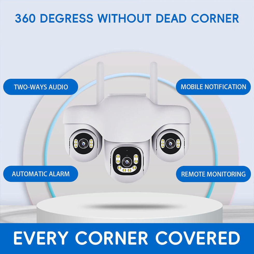 Thumbnail: 6MP Wifi 4G Surveillance Camera 3 PTZs Network Home Security Outdoor Camera 3 Sc
