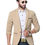 Thumbnail: MENJESTIC Men's Slim Fit Formal/Party Blazer (Beige, 34)