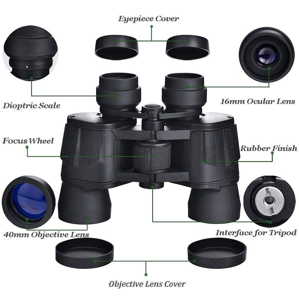 Thumbnail: Professional 8 X 40 HD Foldable Lens 10X Zoom Prism Binocular Telescope with Po