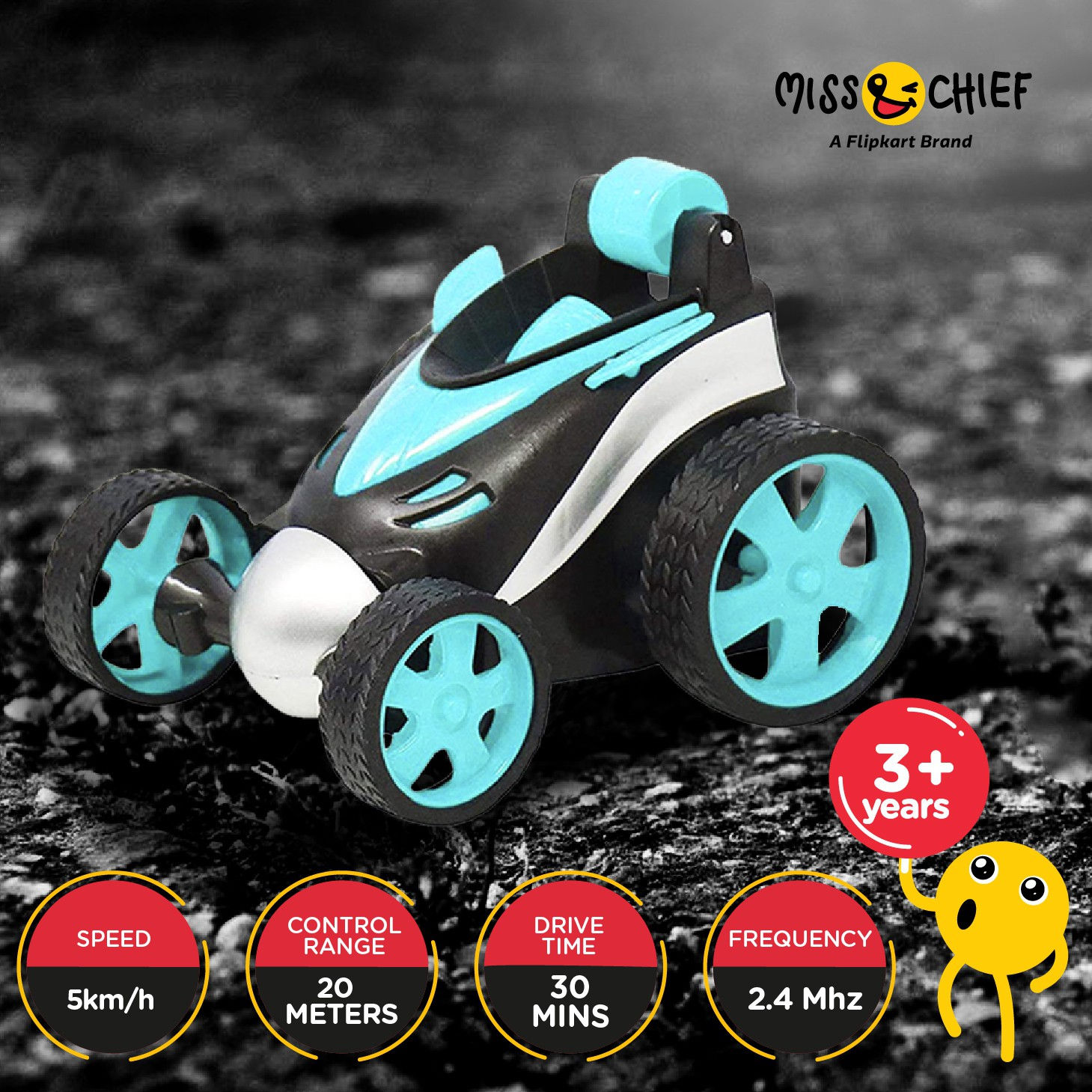   RC Car Tumbling Stunt Dump Truck Remote Control Toys