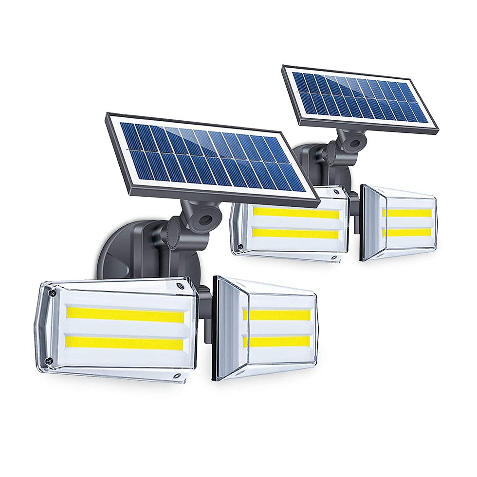 Thumbnail: hardoll Outdoor Motion Sensor Security Adjustable Waterproof Twin Solar Light L