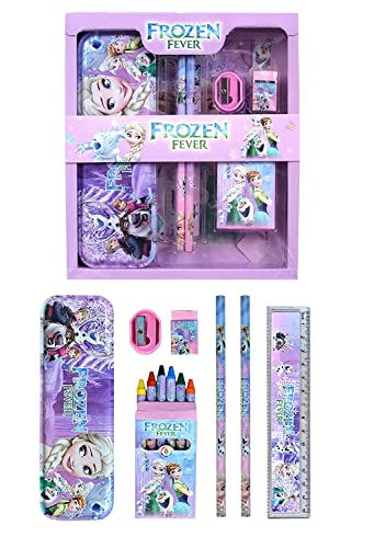 Cable World® Stationary Kit Set for School Kids - Pencil Pen Book Eraser Sharpen