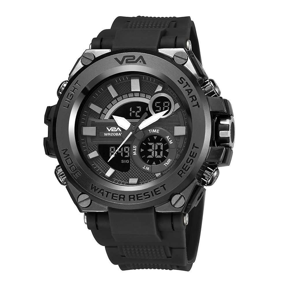 Thumbnail:   Chronograph Analogue and Digital Sports Watch for Men