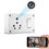 Thumbnail: damaru HD PLUS 1080P HD  Switch Socket Camera, WiFi Wireless Motion Detection,