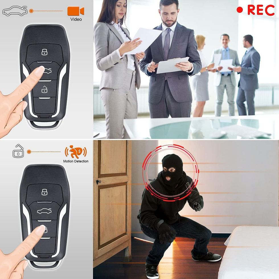 Thumbnail: Portable Mini Keychain Audio Video Camera, New Version 1080P HD Small Security D