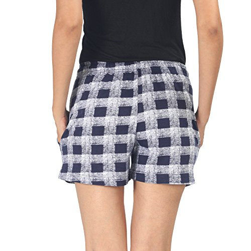 Thumbnail: NITE FLITE Women's Cotton Shorts (Pack of 3) (COMBO-301_XXL_Multicolored_XX-Larg