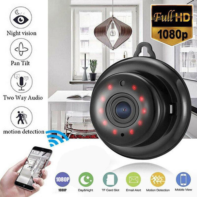 Thumbnail:  P Camera Wifi Mini HD1080P Home Security Wireless Small CCTV Infrared Night Vi