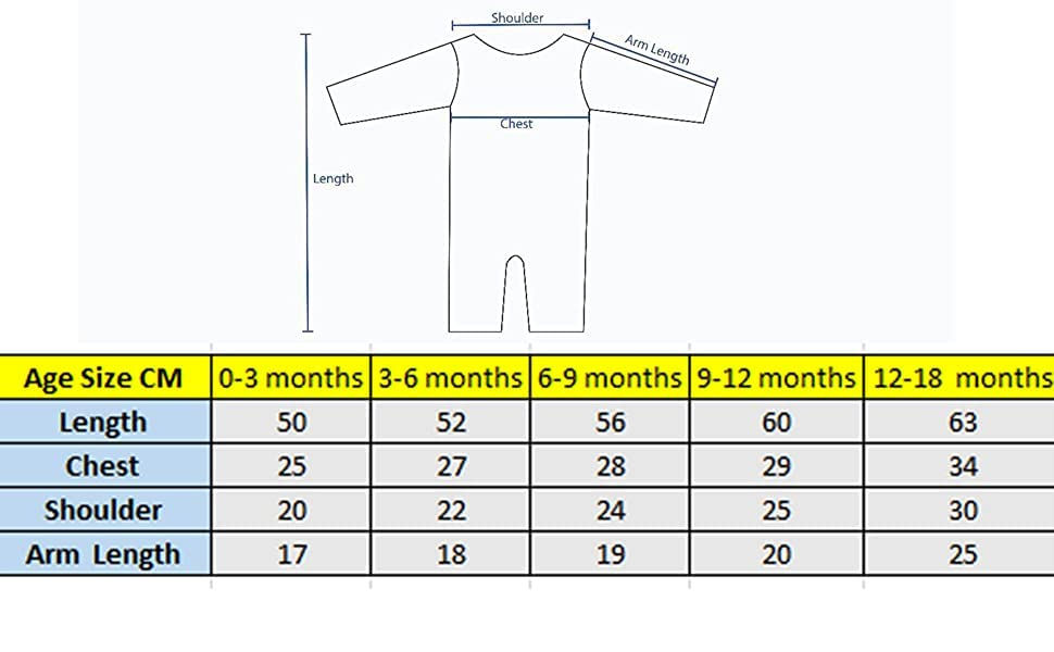 Thumbnail: EIO® 100% Cotton Rompers Sleepsuits Jumpsuit Night Suits for Infants Newborn Bab