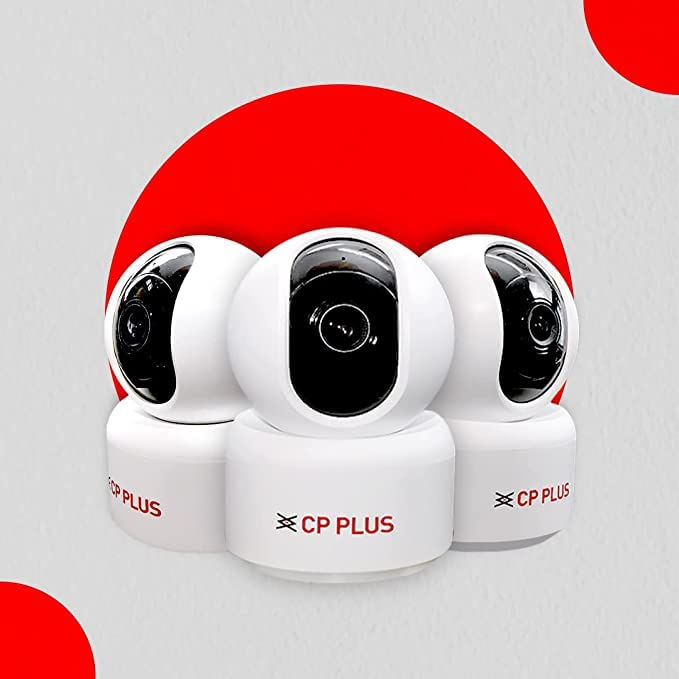 Thumbnail: CP PLUS CP-E35A 3MP Wi-Fi PT Camera - 10 Mtr. Compatible with JK Vision BNC