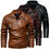 Thumbnail: Water Proof Stand Collar Pu Leather Jacket