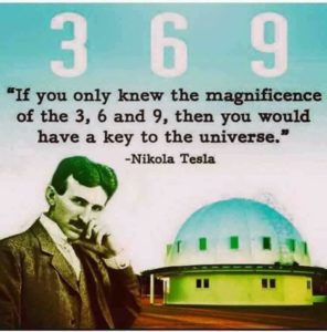 Addendum Tesla's Key of 9 + 99.9999% + The God Particle + Alchemy Key + Light