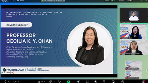 International Virtual Conference on Interdisciplinary Research in Higher Education in the Philippines on AI and Assessment