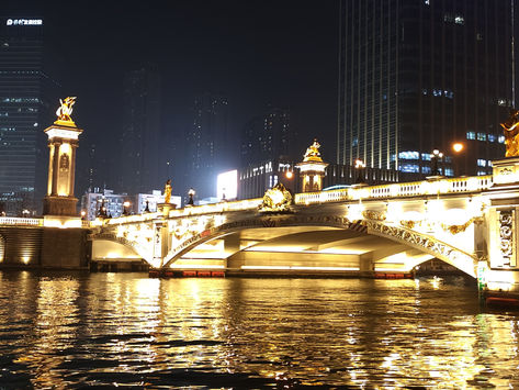 Menikmati Pemandangan Sungai Haihe dari Jembatan Jiefang, Tianjin