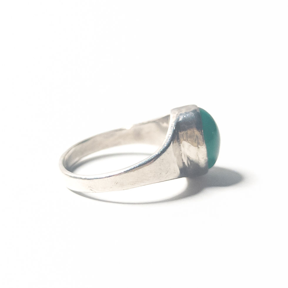 サムネイル： 1977年　バーミンガム　スターリングシルバー　ヴィンテージリング　14号