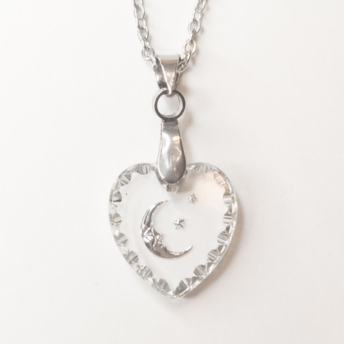 シルバームーン ペンダント M (No.1624) | 西洋骨董リトルオークOnlineShop