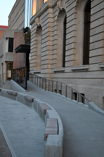 Lethbridge post office ramp