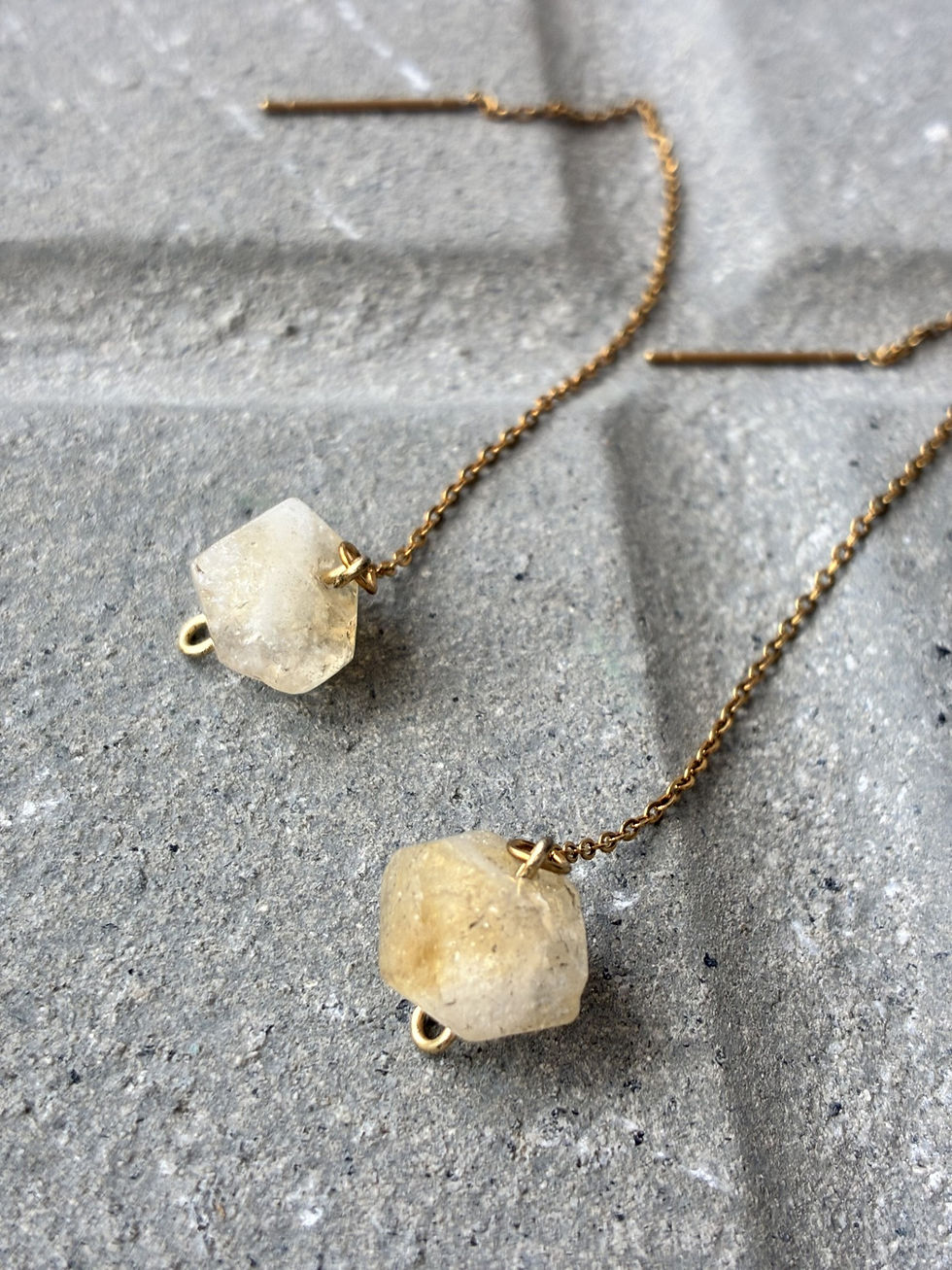Miniatura: Twilight Citrine Earrings ONE OF A KIND