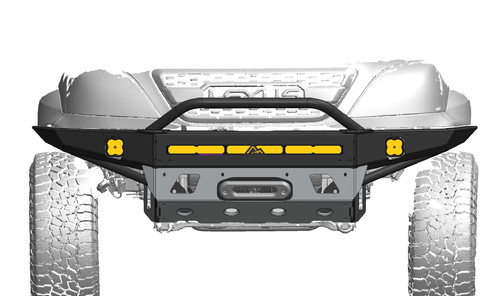 03-09 GX470 APPROACH PLATED WINCH BUMPER | Ascend Fabrications