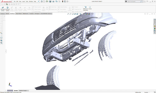 1997 LX450 / 80 SERIES FRONT FRAME - 3D SCAN | Ascend Fabrications