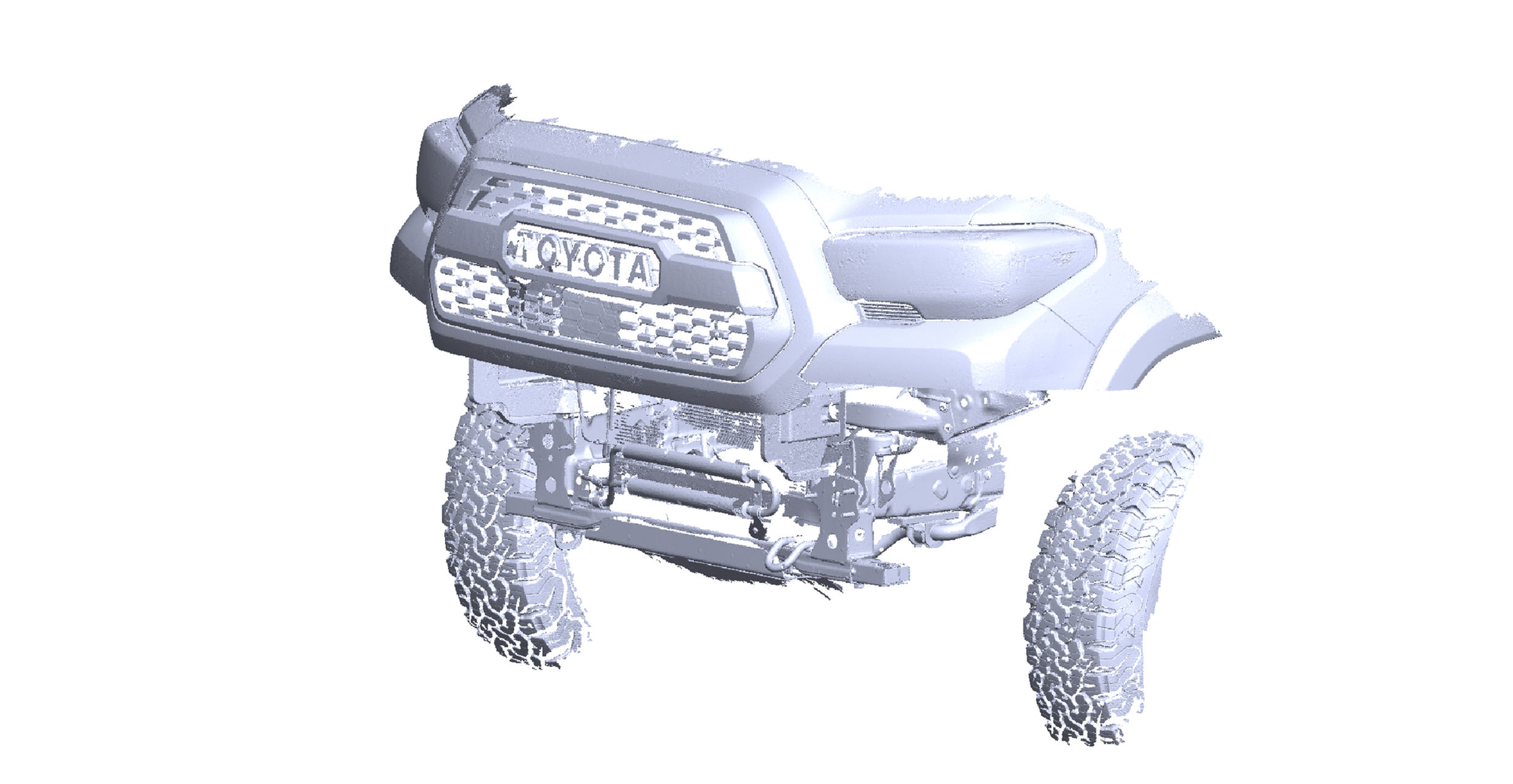 2020 TACOMA FRONT END - 3D SCAN