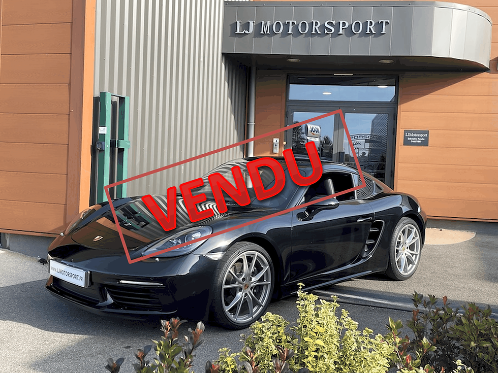 Porsche 982 718 Cayman PDK, 2.0L, 300Ch, 08/2018, 26880 Kms