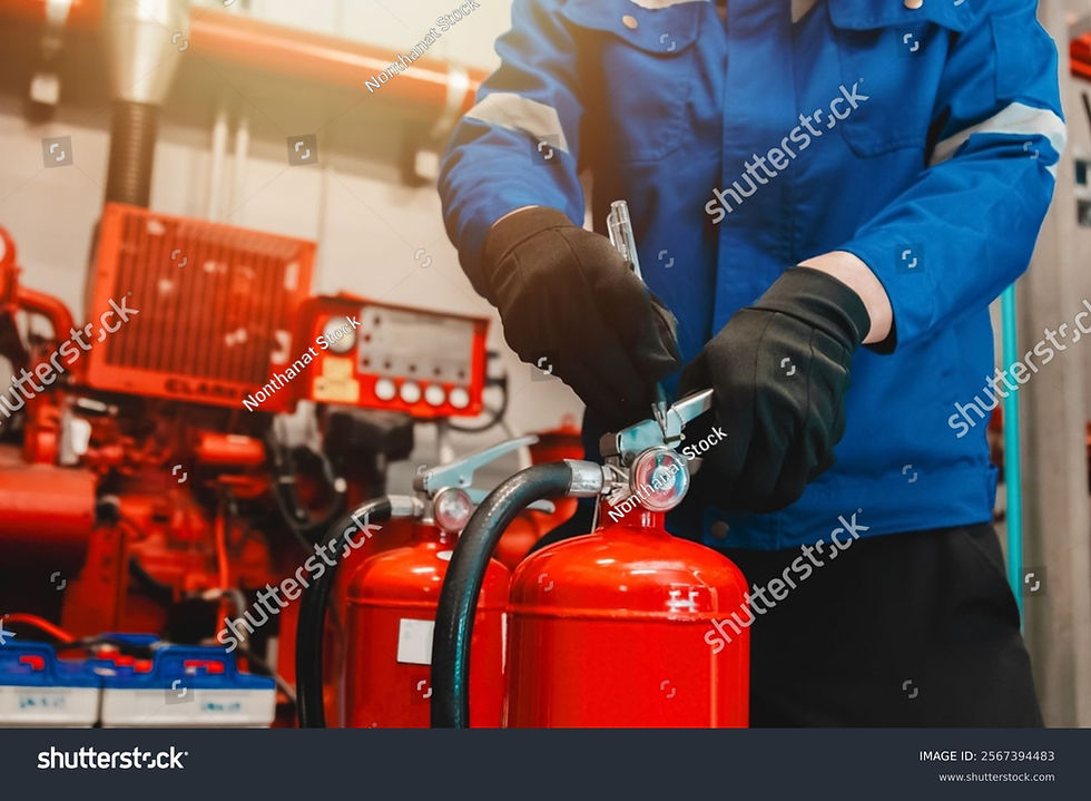 stock-photo-engineer-checks-fire-extinguisher-in-fire-control-room-to-ensure-safety-when-a