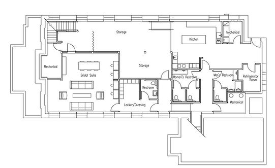 The District Basement floor plan