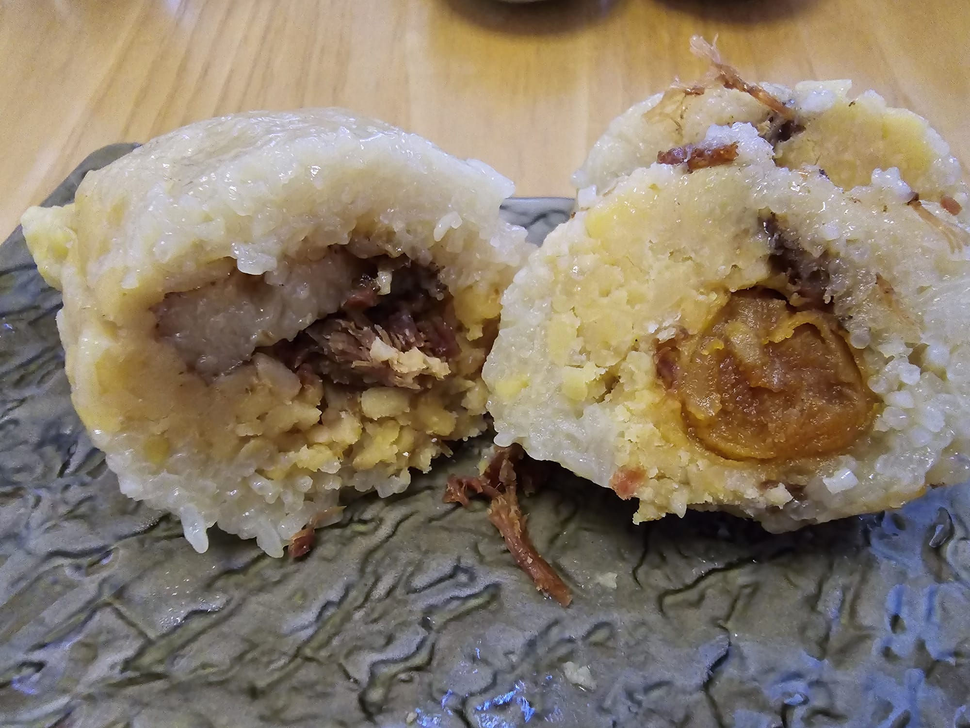 金華火腿全蛋鹹肉糭(綠豆)