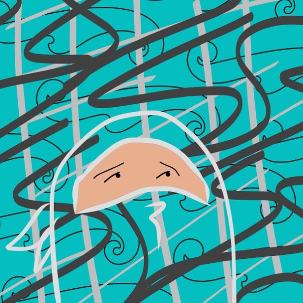 _ninja concern_ #ninja #illustration #drawing #sketch #adobeillustrator #adobedraw