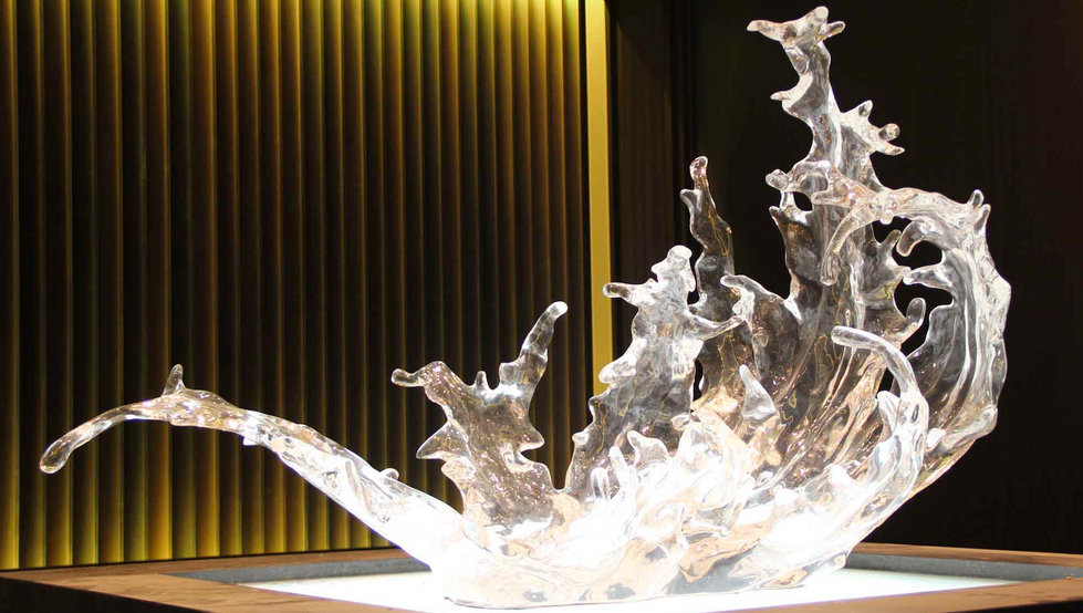 Genting Dream - Resin Wave Sculpture