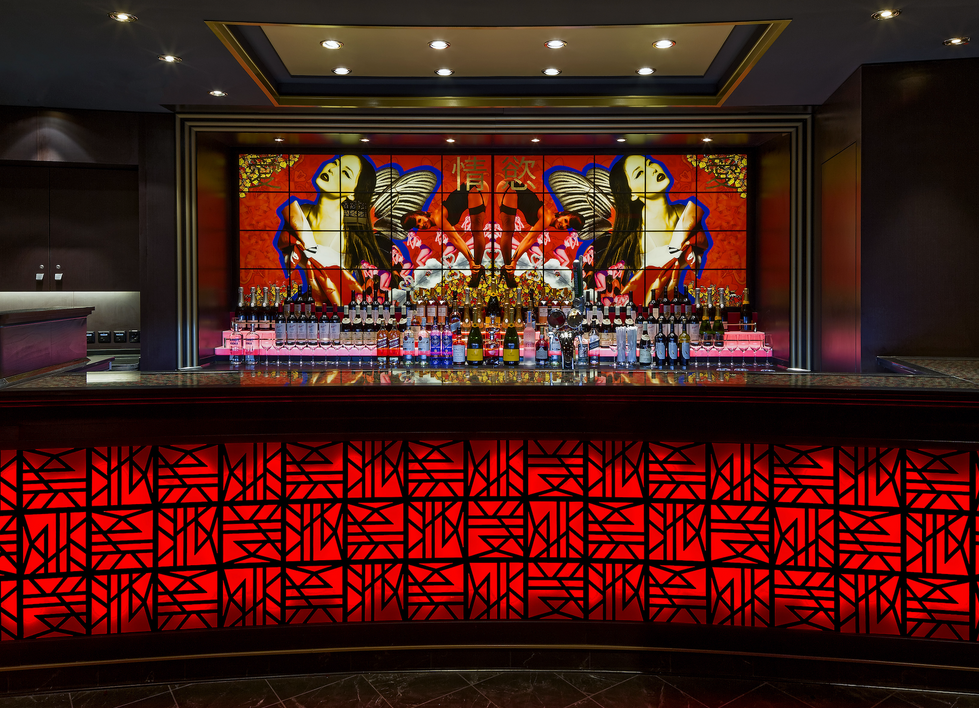 Genting Dream - Illuminated Glass Artwork Panel