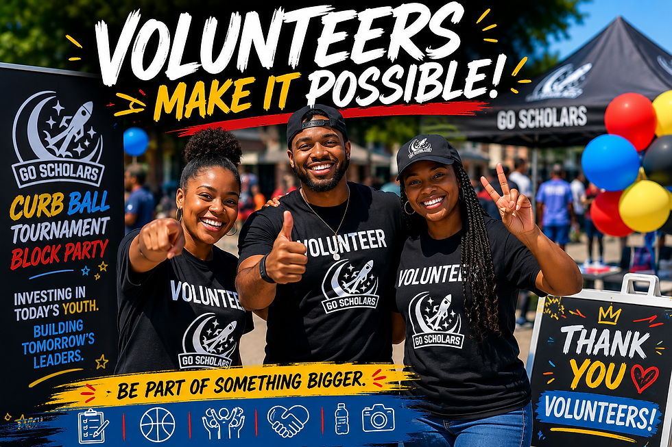 Go Scholars' 1st Annual Curb Ball Volunteers