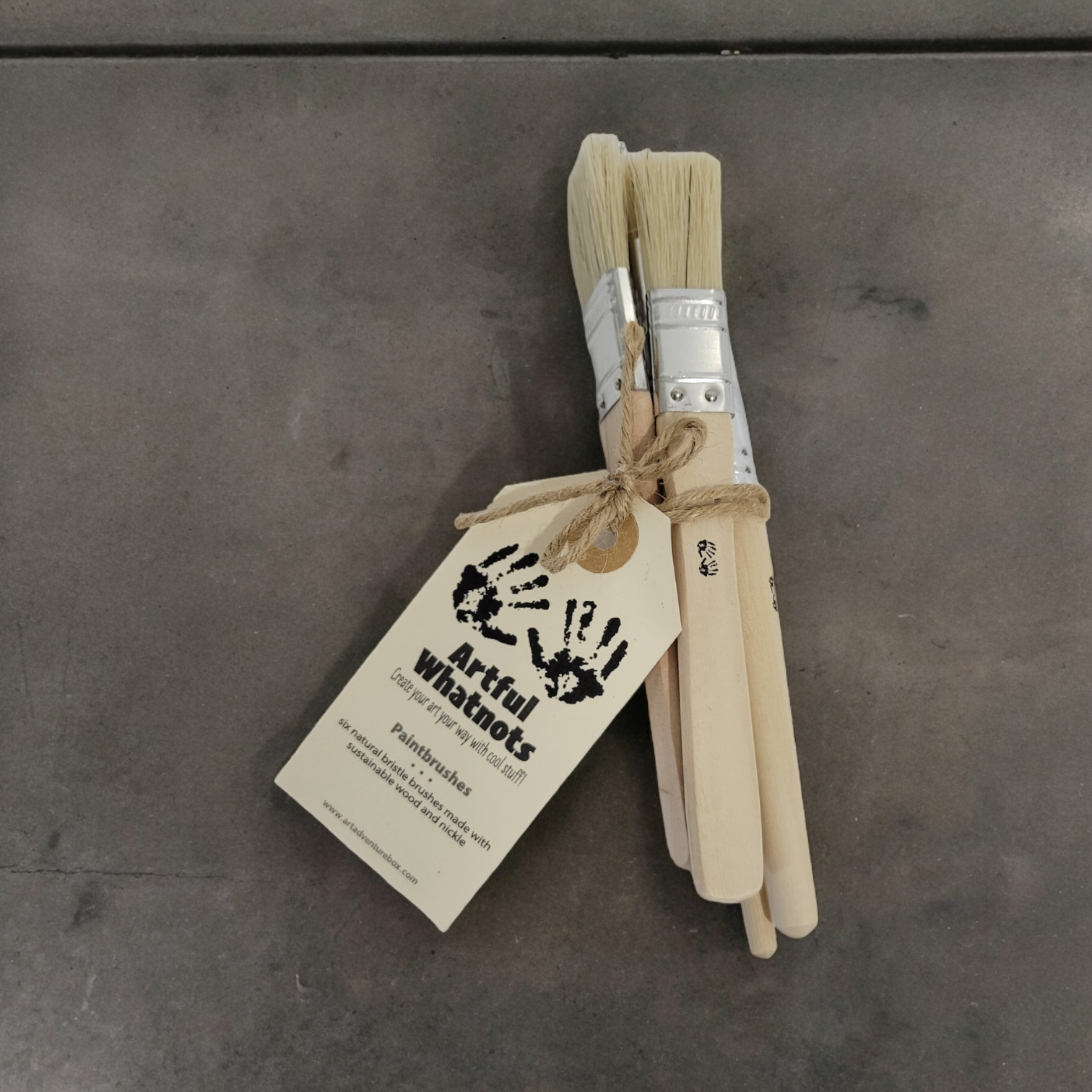 Natural Bristel Paint Brush Set 