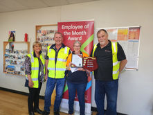 Jennifer Marrin awarded the Employee of the Month