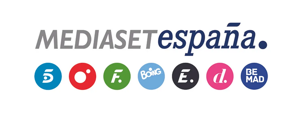 Logotipo de Mediaset España y sus canales.