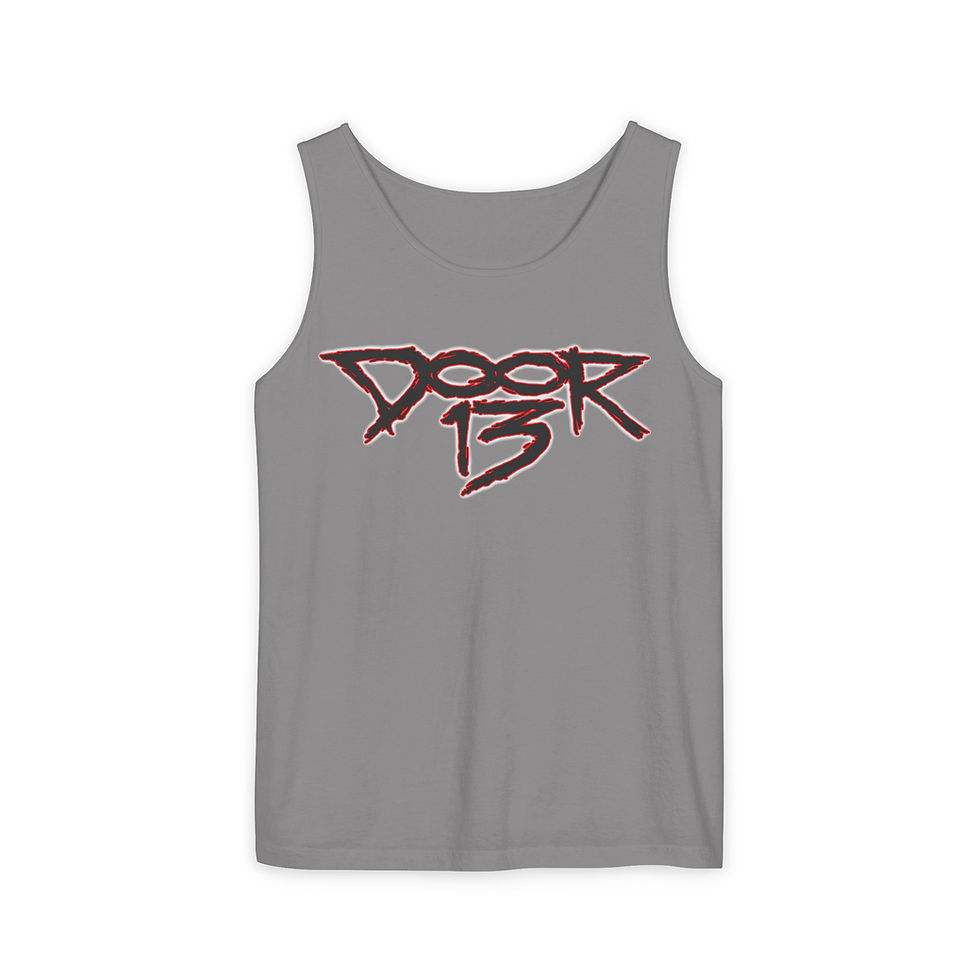 Thumbnail: Stylish Unisex Tank Top - Trendy Door 13 Graphic